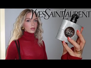 NEW! YVES SAINT LAURENT BLACK OPIUM GLITTER PERFUME REVIEW + TALK THROUGH