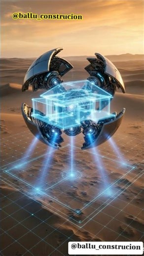 Future Technology 🤯 Robot Ball Builds a Luxury House