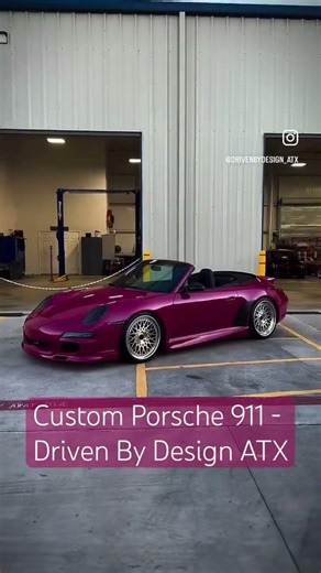 Check out this highly customized Porsche 911 in ruby star red! 🔥❤️‍🔥