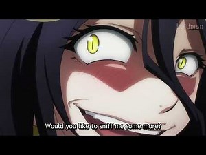 Albedo sits on Ainz's lap | Overlord S4