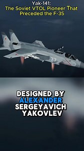 Yak-141 The Soviet VTOL Fighter That Inspired the F-35 #Yak141 #VTOL #SovietAviation #RussianNavy #AircraftCarrier #VerticalTakeoff #AviationHistory #ColdWar | Giant Bird