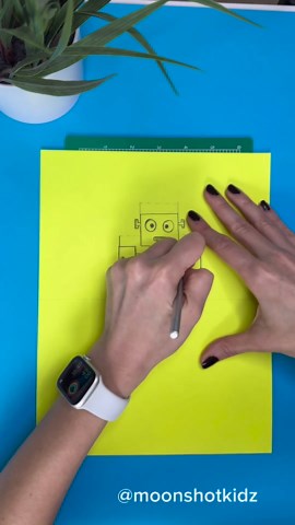 DIY electronics, stem and science activities for beginners on Instagram: "DIY “3D robot” interactive card. Easy and fun electronics and coding project for beginners. You will need: - Teknikio Bluebird microcontroller - Teknikio LED board - 3 AAA batteries - Paper - Marker #stem #stemteacher #stemchallenge #stemlearning #scienceteacher #womeninstem #womeninscience #interactiveart #papercrafts"
