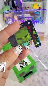 Minecraft DIY 3D Sticker Maker #minecraft #asmr #stickers