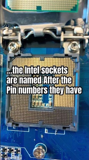 The Secret Names of Intel PC Sockets! 💻🔌 #Shorts