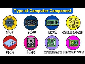 Every Type Of Computer Component Explained in 8 Minutes