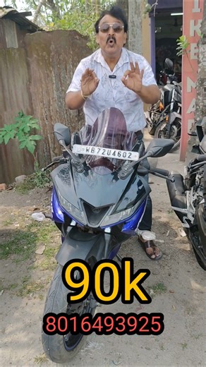R 15 Only 90k in Jalpaiguri 🔥🔥# #jajabarbapi #automobile #secondhandbikes #youtubeshorts #shorts