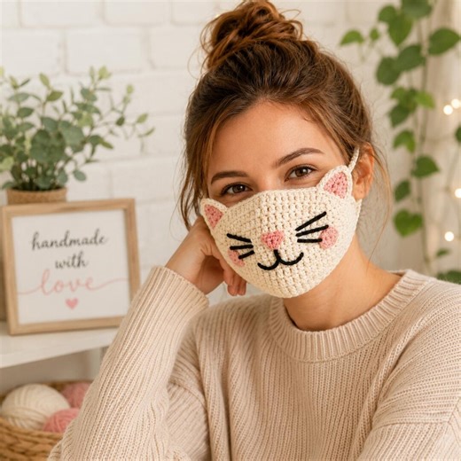 Face Mask Crochet Pattern PDF, Cover Mask, Balaclava , Gothic Festival , Beginner DIY - Etsy
