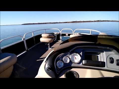 2016 SUNTRACKER 20 FT. FISHING BARGE WITH 60 HP MERCURY "4 STROKE"
