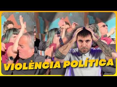 Suposats 'antifeixistes' agredeixen 2 regidors de Vox a Catalunya i la premsa subvencionada ho amaga