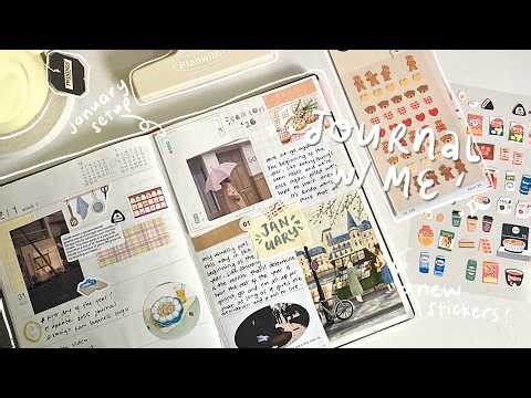 🥞 journal with me: JANUARY 2026 muji planner setup . ✦ ݁ ˖