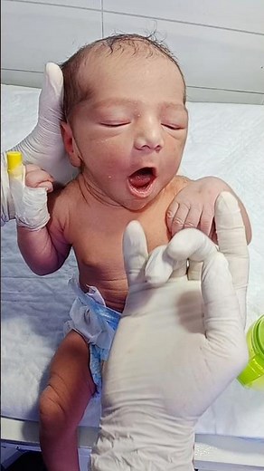 Cute Newborn Healthy Baby | Reflex Check & Sweet Smile Moment #Newborn #NewbornBaby