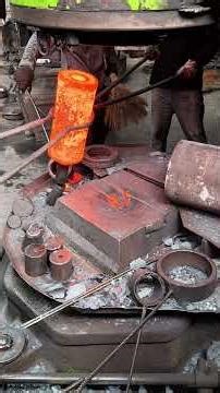 Inside the forging factory blacksmith amazing team working process #manufacture #machine #stamping