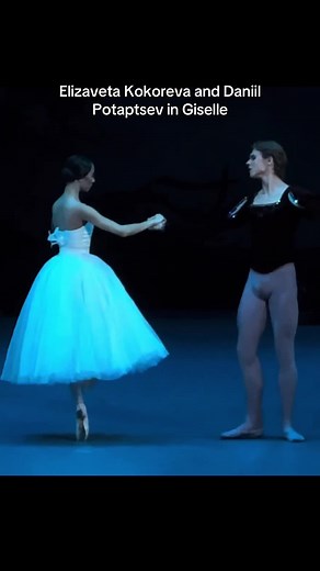 Elizaveta is a prima ballerina and Daniil is a first soloist of the Bolshoi. I am OBSESSED with her cambré back omg. #elizavetakokoreva #daniilpotaptsev #giselle #bolshoi #ballet #ballerina