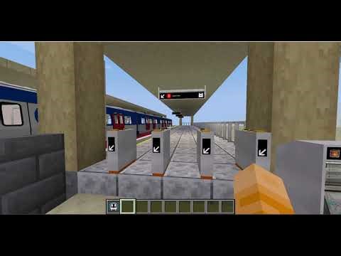 Minecraft Transit Railway Tutorials Episode 2 - Station Decoration