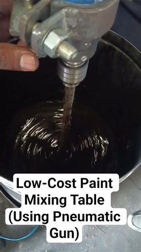 Low-Cost Paint Mixing Table (Using Pneumatic Gun)