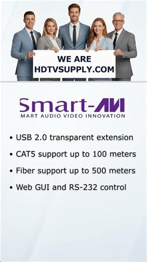 Smart-AVI X2X-KHX300 UHD IP KVM Extender with Matrix Switching & Multiviewer