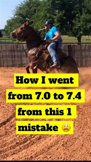 How I went from 7.0 to 7.4 from 1 mistake!😩#horsetraining #horses #rodeo #roping #calfroping #tiedownroping #breakawayroping #coaching #onlinecoaching #rodeogym #hardstop | Rodeo Gym