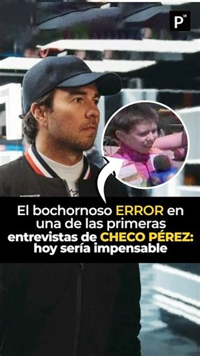 The embarrassing mistake in one of Checo Pérez's first interviews: today it would be unthinkable