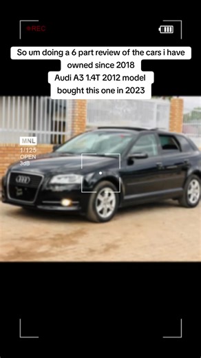 The 2012 Audi A3 1.4T, specifically the 1.4 TFSI, features a 1.4-liter four-cylinder engine producing 125 horsepower (92kW) and 200 Nm of torque. The engine offers a combined fuel consumption of 5.8L/100km and has a fuel tank capacity of 55 liters. The car can reach 100 km/h in 9.6 seconds and has a top speed of 203 km/h #mycarreview #audi #bwcars #fyp #tiktokbw🇧🇼tiktoksa🇿🇦