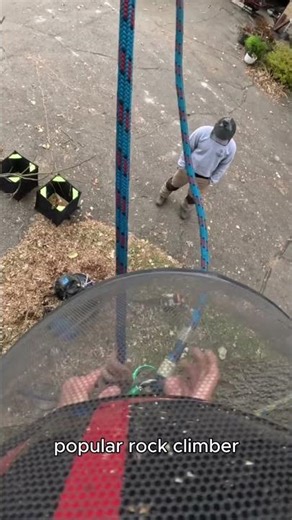 Rock climber FALLS off mountain in Colorado #treeclimbing #certifiedarborist #dungrovetreeservice