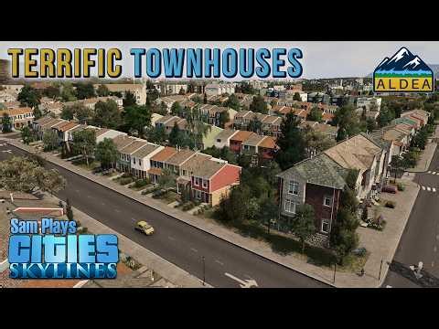 A Townhouse Neighbourhood | Cities Skylines | Aldea EP 35