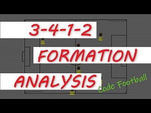 The analysis of 3-4-1-2 formation! Attacking and defending tactics!