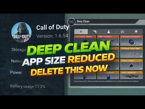 CODM Storage FIX Before Season 4 (Save 10GB Instantly)