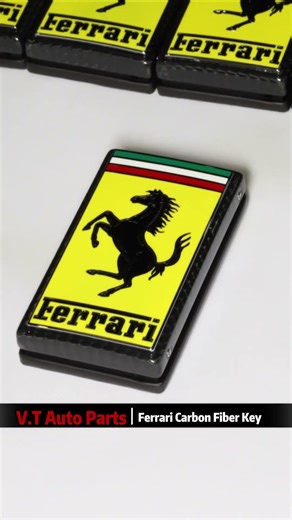 Ferrari Original Carbon Fiber Key