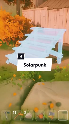 Explore Floating Islands in Solarpunk - A Cozy Survival Game!
