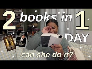 I tried to read TWO books in 24 hours… 😭📚 a chaotic but cozy reading vlog