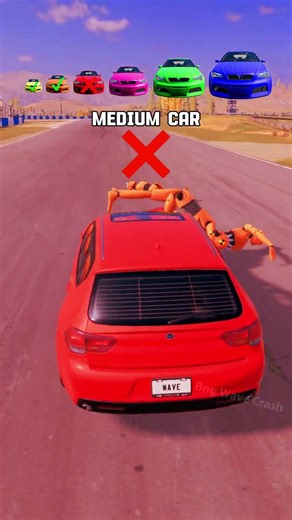 Big & Small Cars vs 100 Dummie's