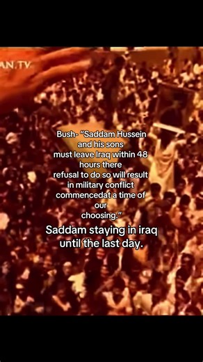 Saddam Hussein: A Stubborn Stand in Iraq