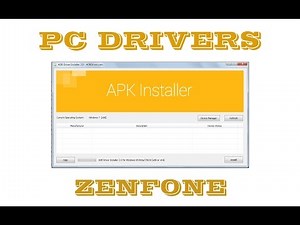 PC drivers for Asus ZenFone