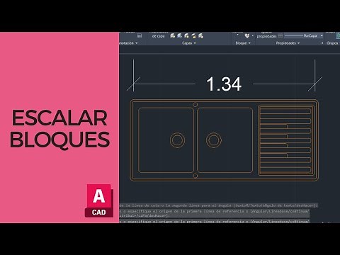 Como escalar bloques en AutoCAD