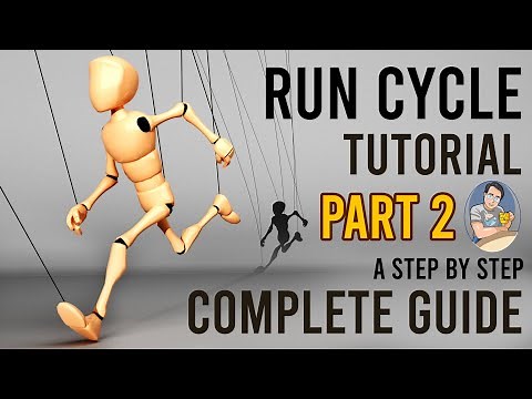 Maya Run Cycle Tutorial : Character Animation Tutorial | Step by step animation process | Part 2