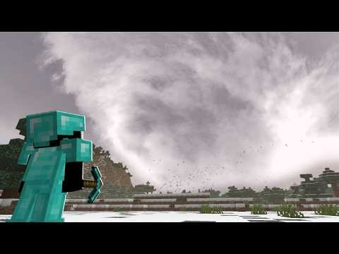 Surviving 100 Days in Minecraft's DEADLIEST Tornado Mod | (41-50) LIVE