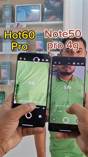 Infinix Hot 60 Pro Vs Infinix Note 50 Pro 4G Camera Zoom Test