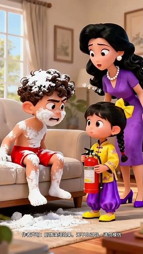 My brother’s back is actually smoking. Two-dimensional animation. Animation Douyin assistant.