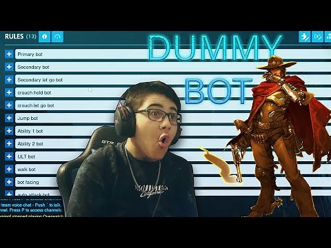 How To Code A Dummy Bot In Overwatch Workshop EPIC Tutorial