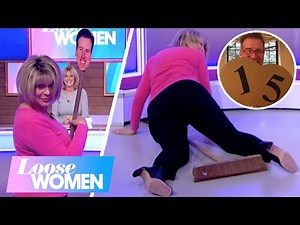 Ruth Ends Up On The Floor After A Strictly Dance Demo With Anton du Beke & A Broom | Loose Women