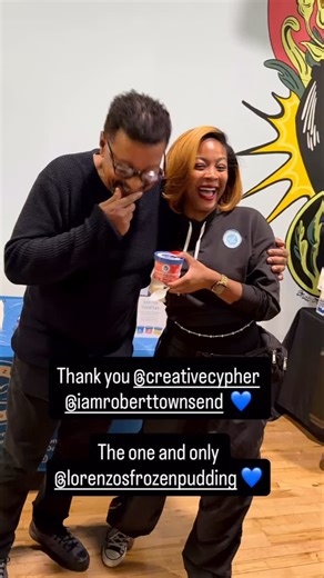 4 comments | So much gratitude for @iamroberttownsend and @creativecypher for being the men you are. Real supporters and beautiful people, With Love, @lorenzosfrozenpudding  | Lorenzo's Frozen Pudding | Facebook