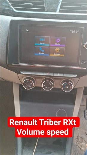 Renault Triber RXt Sound Volume speed information #renault #triber #rxt #vkv #vkv_digital