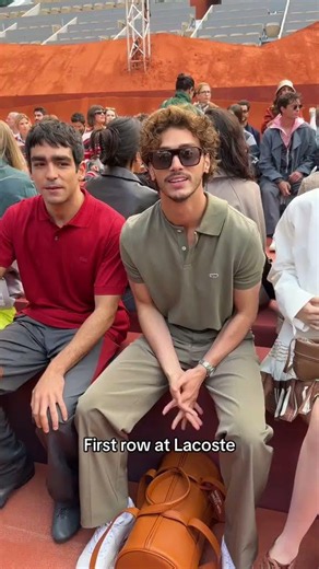 Front Row Lacoste Paris Fashion Week #pfw #parisfashionweek #lacoste