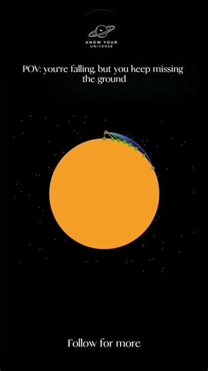 POV: You’re falling forever… but never hit the ground 😳”#space #gravity