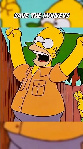 Save the Monkeys #simpsons #thesimpsons #animatedtvseries #cartoon #simpsonscartoon