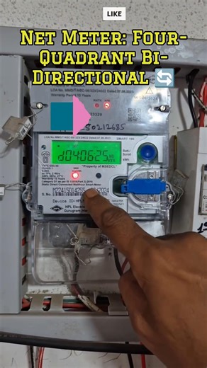 ☀️Solar plant Net Meter Working Explained 🧠Import vs Export ⚡Engineering Facts #shorts #engineering
