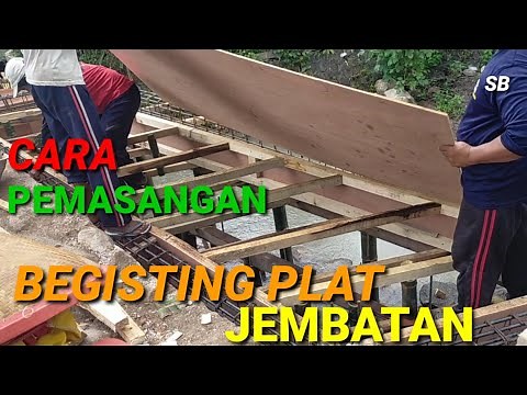 CARA MEMBUAT BEGISTING COR BETON JEMBATAN || MEMBUAT BEGISTING KUAT DAN MUDAH || BEGISTING JEMBATAN