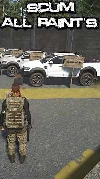 All Paint Colors In SCUM #scum