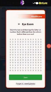 How to Bypass Eye exam in Bitlife