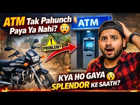 🔥 “ATM Tak Pahunch Paya Ya Nahi? 😳 2010 Model splendor Par Nikla” | daily life vlogs | @manimzn |